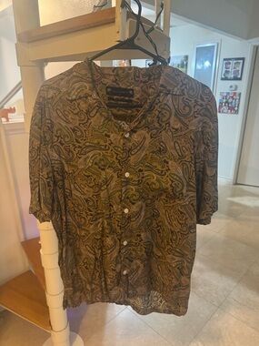 Allsaints Paisley Button-Up Shirt